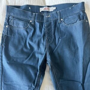 Topman Blue Stretch Skinny Pants Size 34/30
